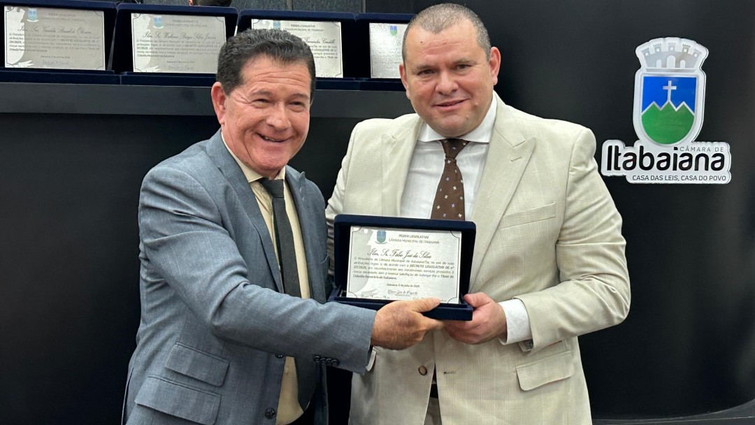 Entrega de Título de Cidadão Itabaianense 2025