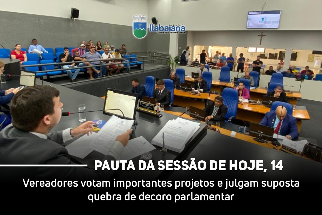 Sessão Legislativa em Itabaiana: Projetos de Subvenção e Decisões Cruciais na Pauta